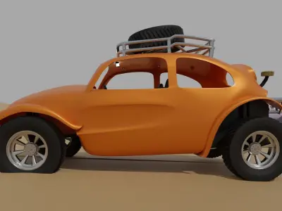 Vw Beetle Bajabug 3D model
