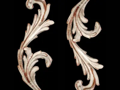 Classic carved 055 3D model