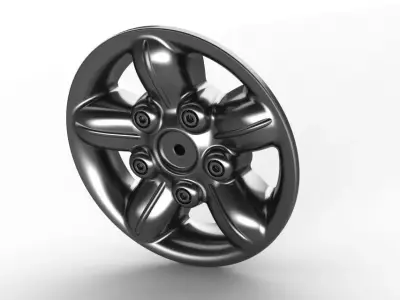 Hub Cap - Toy Car Free 3D model