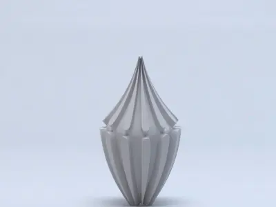 3D printed vases 3D print model