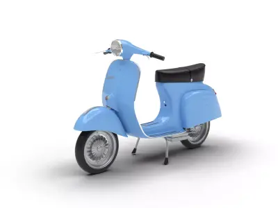 Vespa 125 1967 3d model 3D model