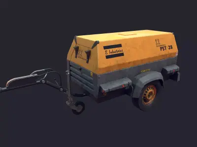 Mobile Generator Low-poly 3D model
