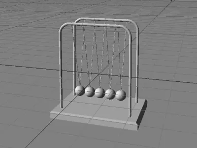 Toys - Newtons Cradle 3D model