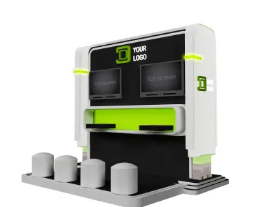 Booth Exhibition Stand a443b  3D model