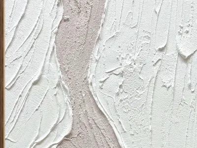 Plaster Two Photo Frame 509 Low-poly 3D model