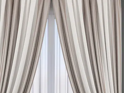 Set 86 Curtains 3D model