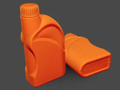 Antifreeze Bottle 3D model