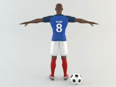 France footballer 3D model