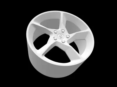 Ferrari Daytona SP3 oem scalable and printable rims 3D print model
