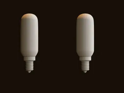 Dimmable T6 LED Bulbs 3D model