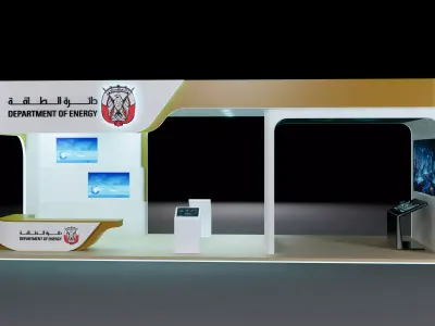 Department of Energy Exhibition Booth 3D Model Expo Stand Design 3D model