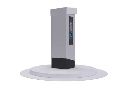 PARKING TERMINAL Low-poly 3D model