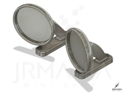  Collection of car mirrors 3D print model