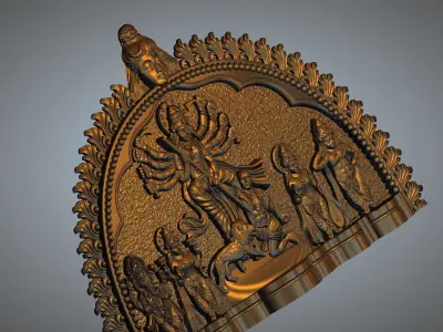 DURGA MAA HINDU GOD 3D print model
