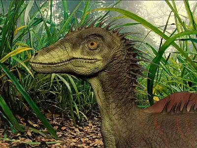 Deinonychus realistic 3d model dinosaur 3D model