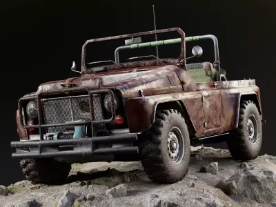 Pickup Safari  3D model