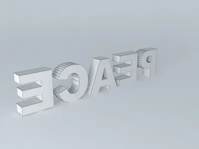 Peace sculpture Free 3D model