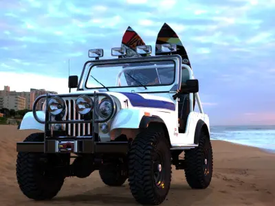 JEEP RENEGADE CJ-5  3D model