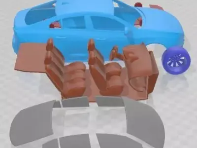 Volvo S60 Cross Country 2016 Printable Car 3D print model