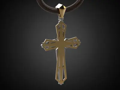 Holy Cross Pendant P8 3D print model