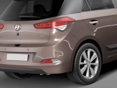 Hyundai i20 2015 3D model