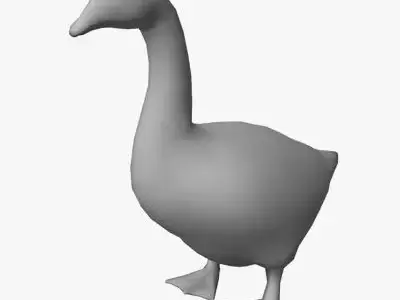 Low Poly Goose Low-poly 3D model
