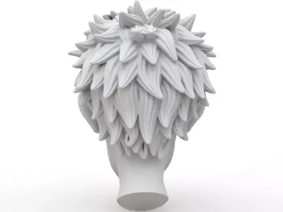 Zombie Head 3D Print Model 3D print model