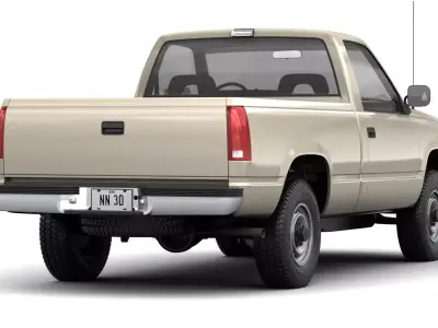 GENERIC PICKUP TRUCK 33 3D model