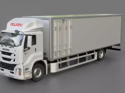 Isuzu Giga Tractor Cargo Truck 3D model