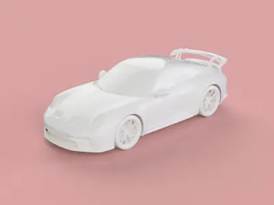 Porsche GT3 2022 3D model