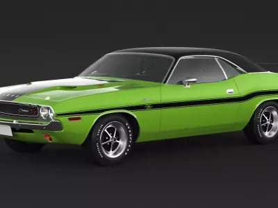 1970 Dodge Challenger RT 3D model