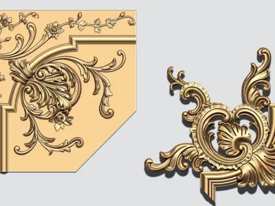 Ornaments classical decoration VOL 2-30 DESIGN 3D model