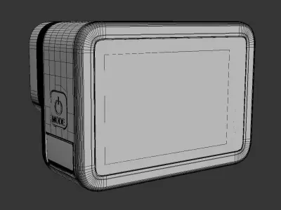 GO Pro Low-poly 3D model