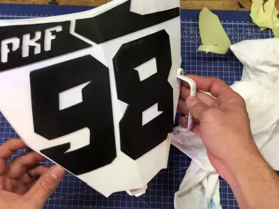 Racing Number Motocross Table - 3D Print Free 3D print model