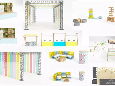 EVENT DECOR 3D model