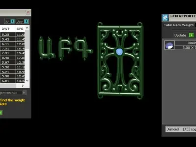 armenian cross and letters bracelet and pendant 3D print model