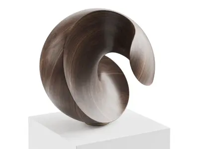 Abstract sculpture by Vlastimil Beranek 3D model