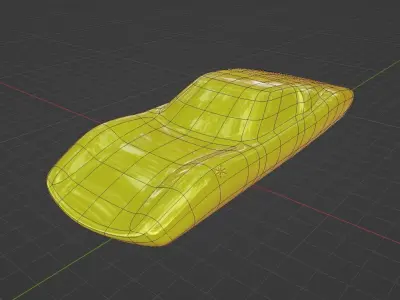 lambo  Miura-Inspired - Classic Sports Car Speedform 3D print model