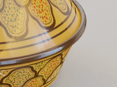  Tunisian tajine 3D model