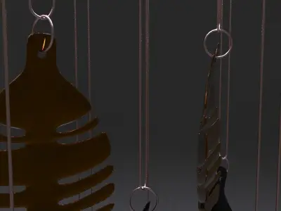 Decorative Leaf Roof Free 3D model