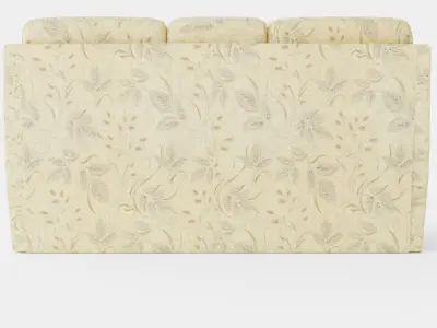 Beige Sofa Low-poly 3D model