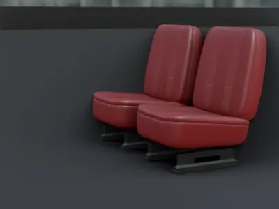 VINTAGE SEAT 27F-S4CL 3D print model