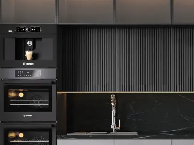 Kitchen 014 Low-poly 3D model