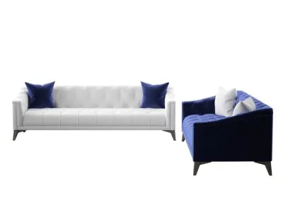 VELVET SOFA 3D model