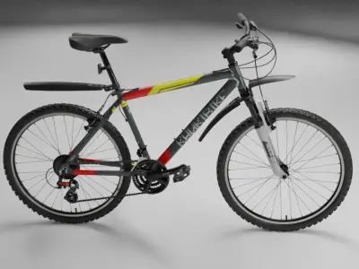 Mountain Super Bike Low-poly 3D model