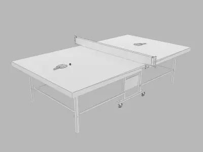 pingpong ping pong table 3D model