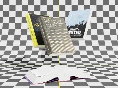 Book Pack Free low-poly 3D model