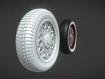 Wheel 4K Luxe 3D model