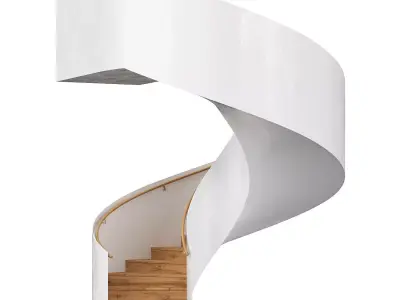 Spiral staircase 15 3D model