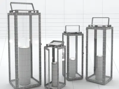 Candlesticks Amalfi Lantern 3D model